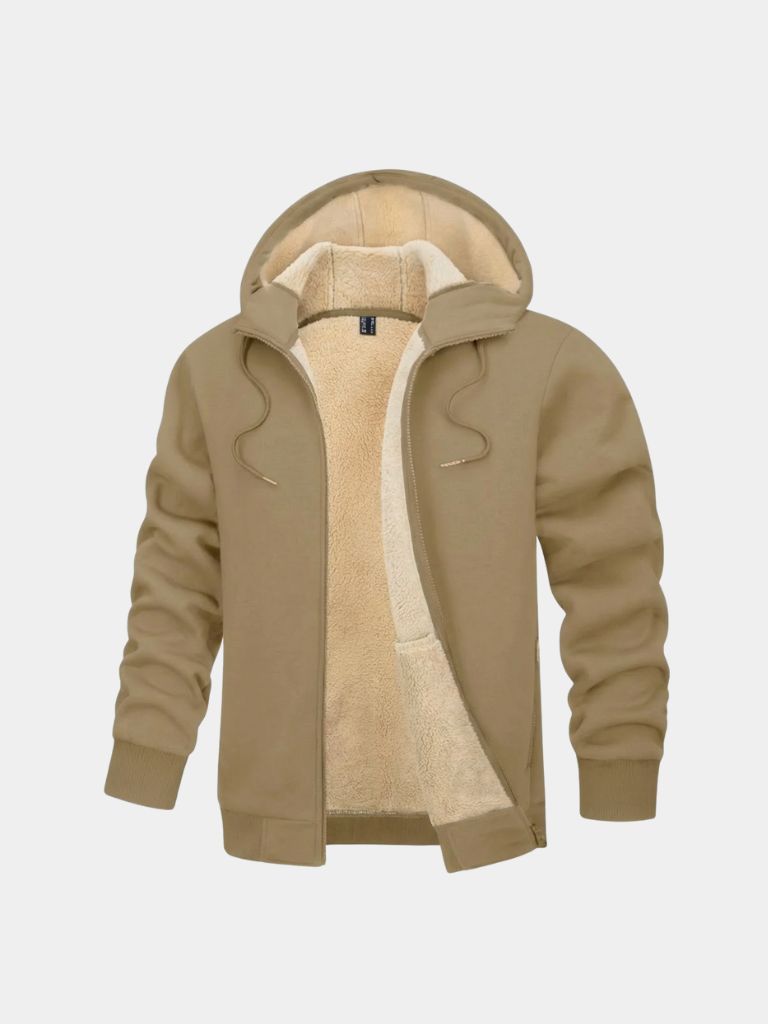 Winter Core Sherpa Hoodie Jacket - Cross & Crown