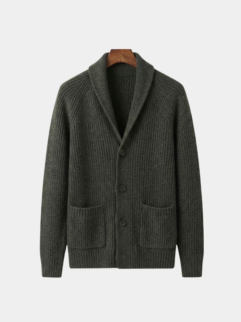 Classic Heritage Botton Knit Jacket - Cross & Crown