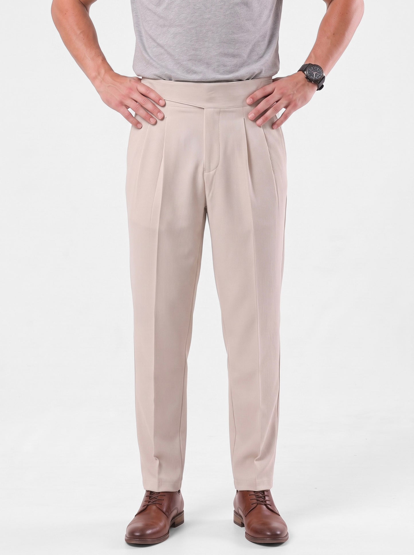 Pantalones elegantes de pana - Cross & Crown