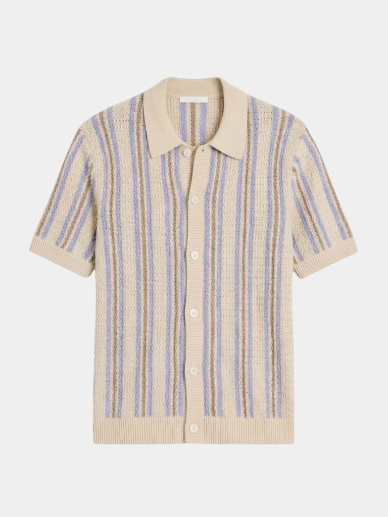 Atlantic Frame Knit Polo – Cross & Crown