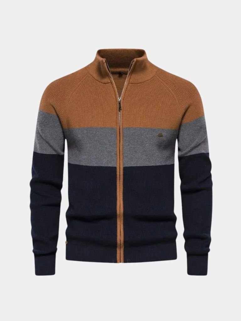 Essential Knit Zipper Sweater - Cross & Crown - Cross & Crown
