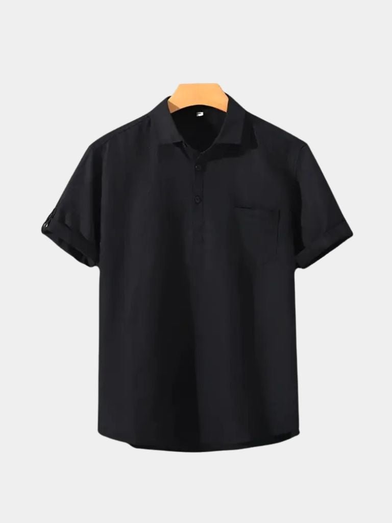 Essential Linen Shirt - Cross & Crown - Cross & Crown