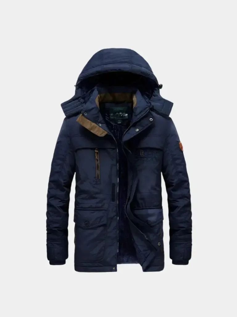 Military Hooded Jacket - Cross & Crown - Cross & Crown