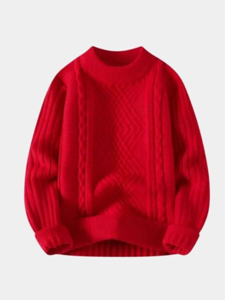 Minimalist Textured Sweater - Cross & Crown - Cross & Crown