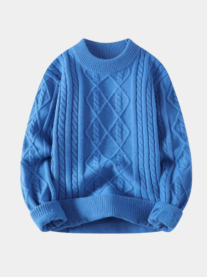 Minimalist Textured Sweater - Cross & Crown