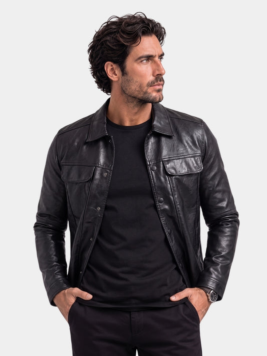 Bronze Rebel Leather Jacket – Cross & Crown