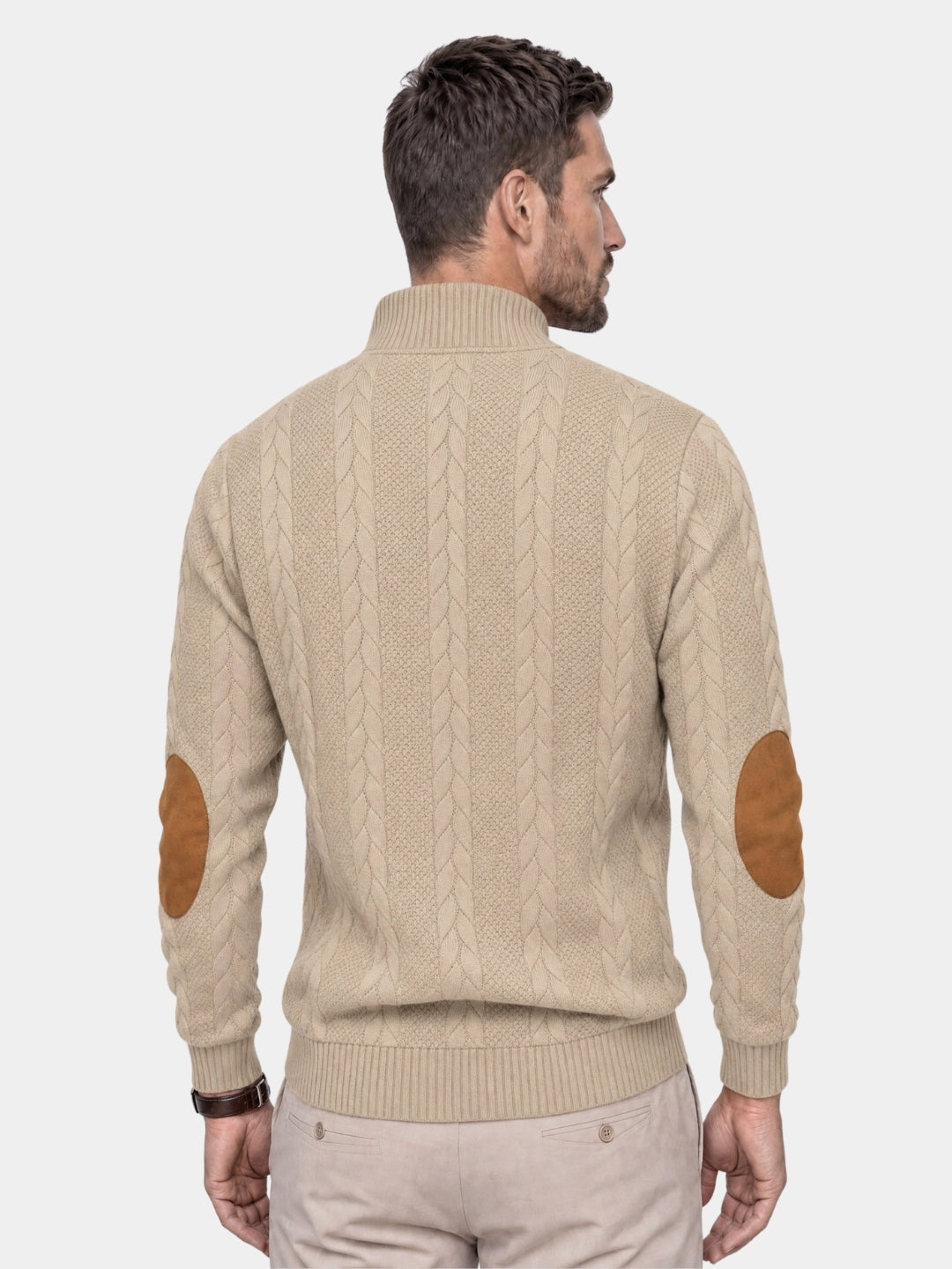 Timberline Long Collar Knit Sweater - Cross & Crown