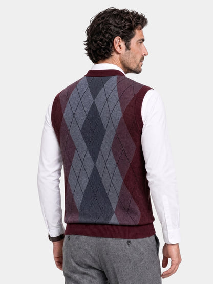 Academic Essential Knit Vest - Cross & Crown