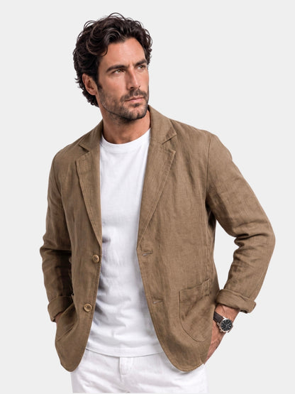 Oldbrook Summer Linen Blazer - Cross & Crown