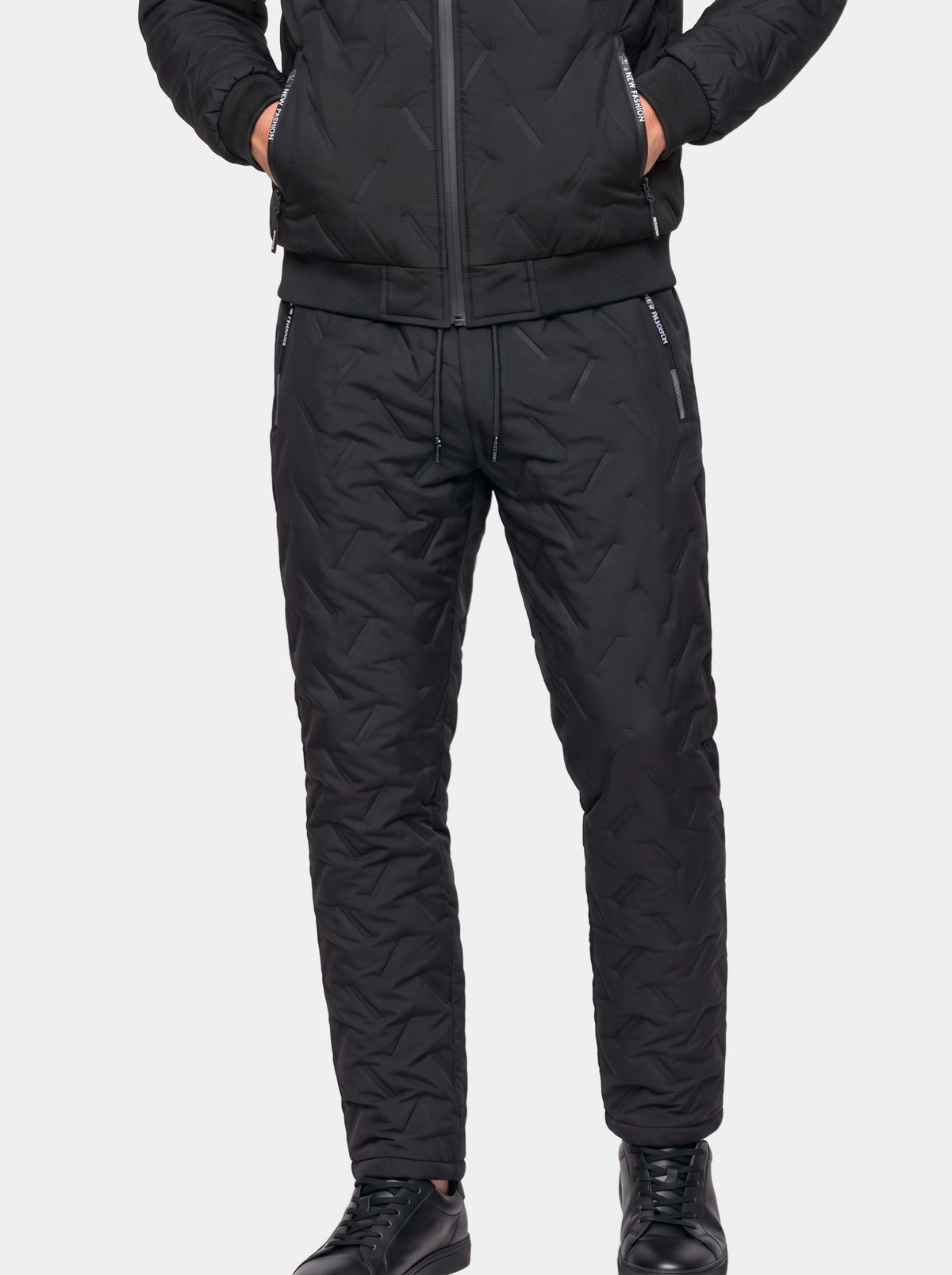 Premium Classic Sherpa Winter Tracksuit Set - Cross & Crown - legs