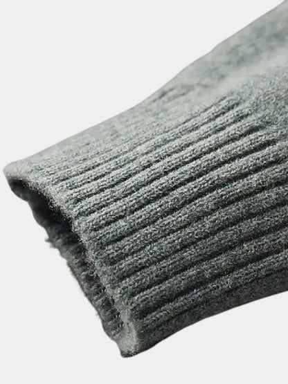 100% Merino Wool Turtleneck Sweater - Cross & Crown - Cross & Crown