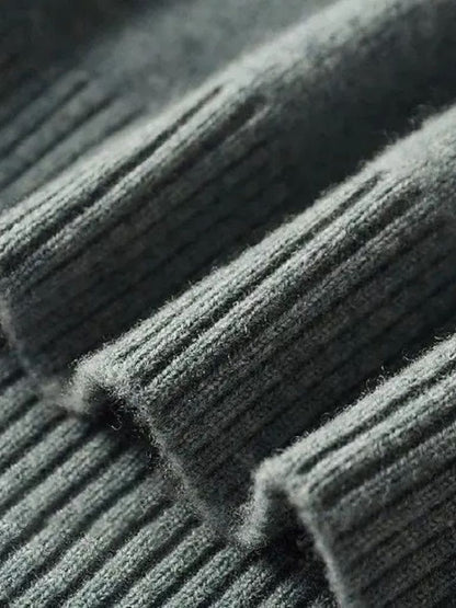 100% Merino Wool Turtleneck Sweater - Cross & Crown - Cross & Crown