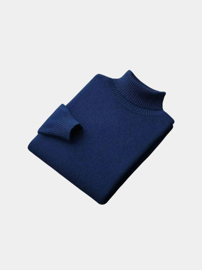 100% Merino Wool Turtleneck Sweater - Cross & Crown - Cross & Crown