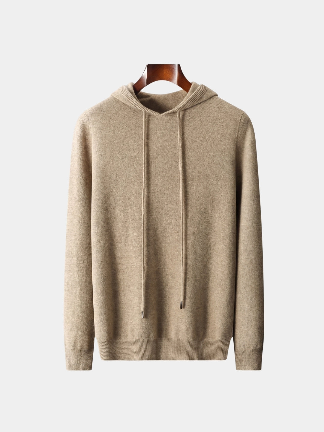 Suéter com capuz de 100% cashmere - Cross & Crown