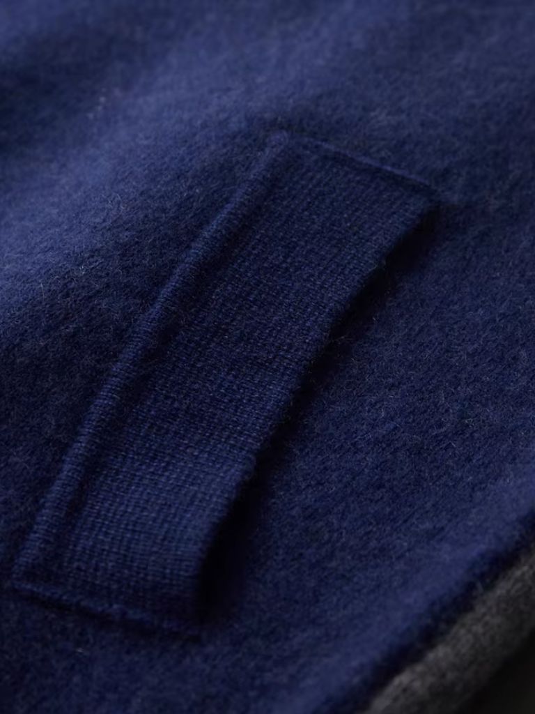 Navy Heritage Cashmere Set – Cross & Crown
