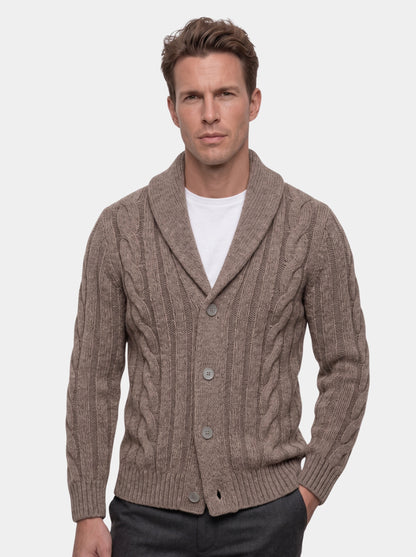 Cárdigan de punto para hombre - Cross & Crown