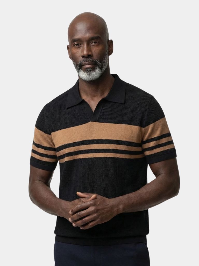 Caramel Lineage Polo – Cross & Crown