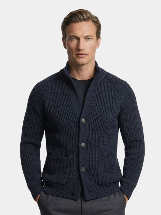 Classic Heritage Botton Knit Jacket - Cross & Crown