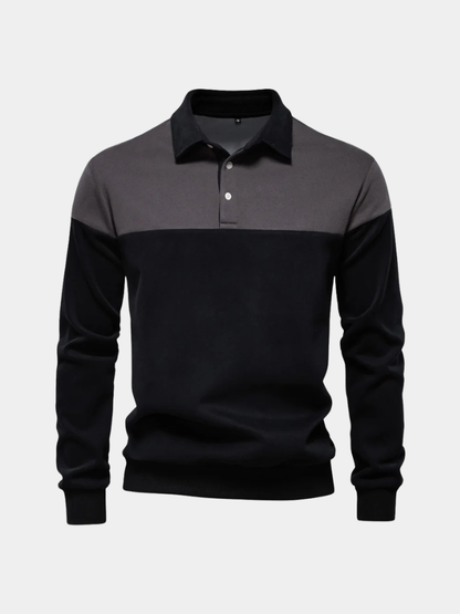 Alpine Zip-Neck Polo Pullover - Cross & Crown