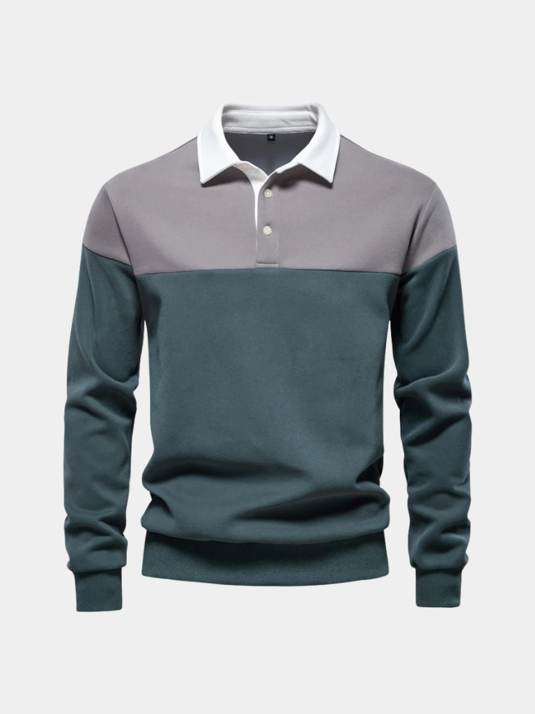 Alpine Zip-Neck Polo Pullover - Cross & Crown