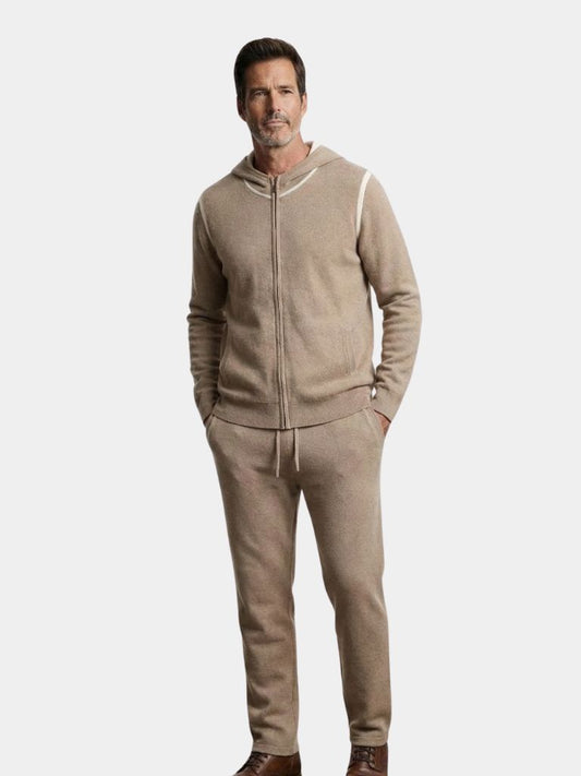 Belvoir Taupe Cashmere Set – Cross & Crown