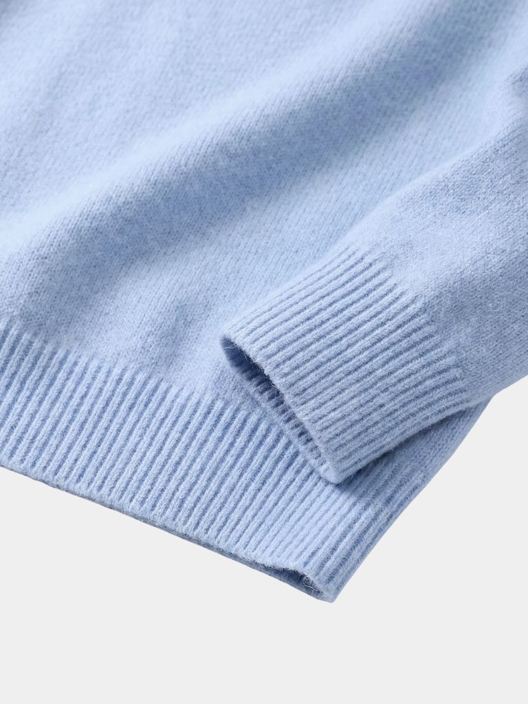 Linear Core Cotton Pullover - Cross & Crown