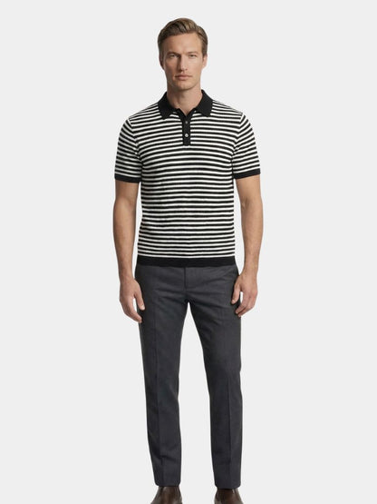 Stripe Class Polo - Cross & Crown