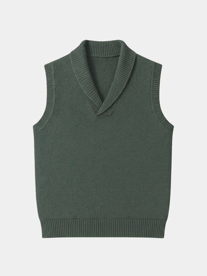 British Knit Vest Waistcoat - Cross & Crown