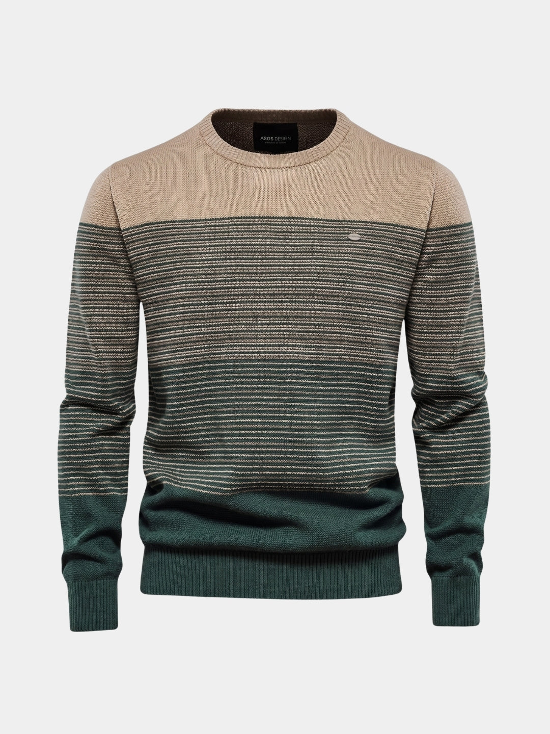 Pull-over en maille à col rond - Cross & Crown