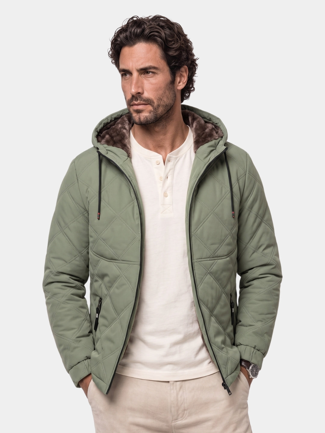 Slate Cavalier Zip Jacket - Cross & Crown