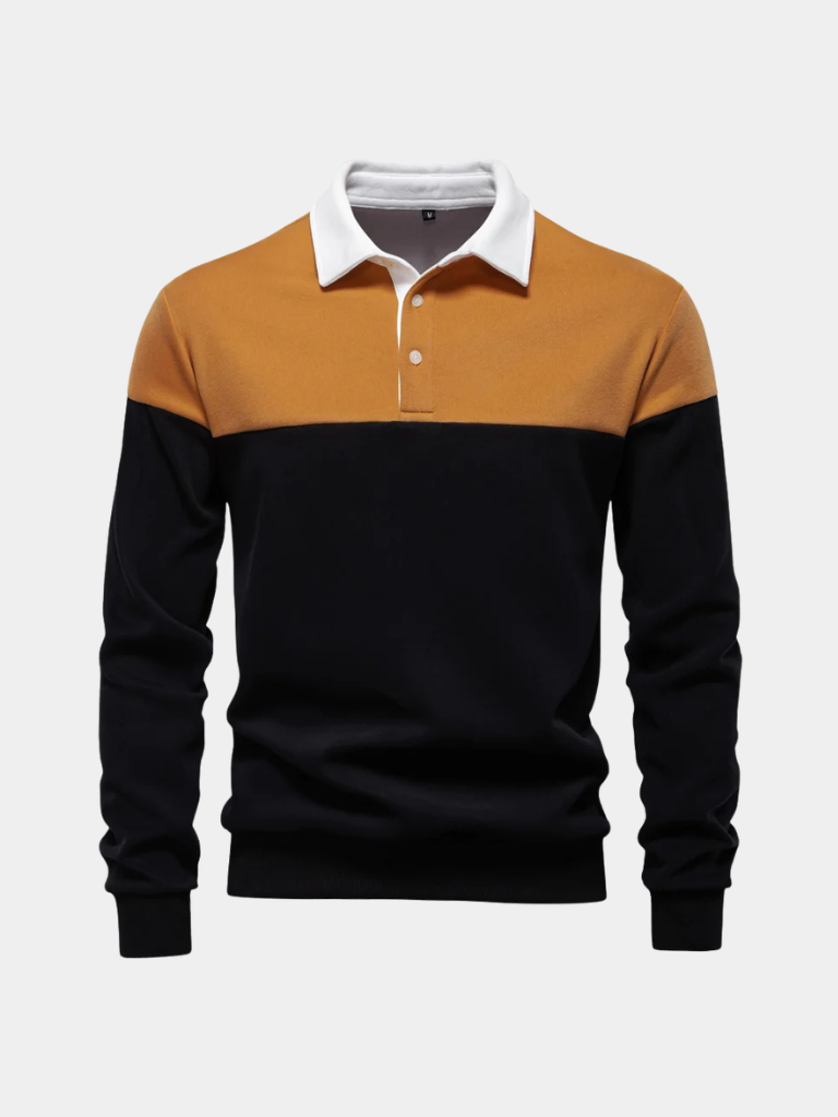 Alpine Zip-Neck Polo Pullover - Cross & Crown