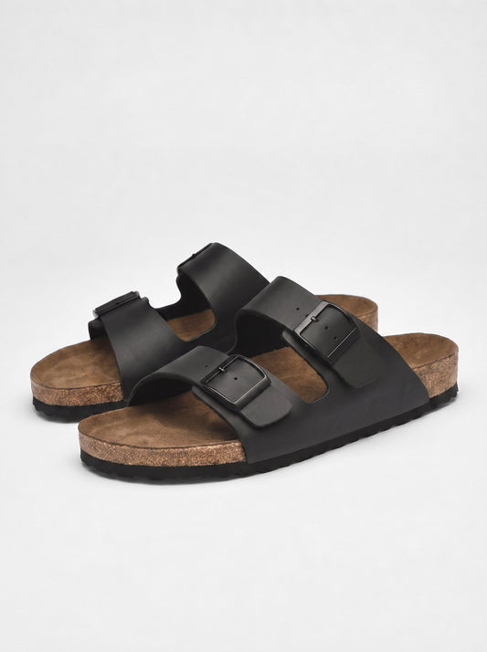 Sandalias Continental con doble hebilla - Cross & Crown