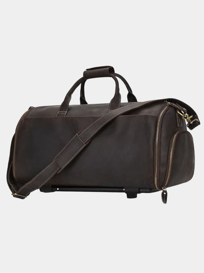 Continental Weekender Leather Travel Bag - Cross & Crown