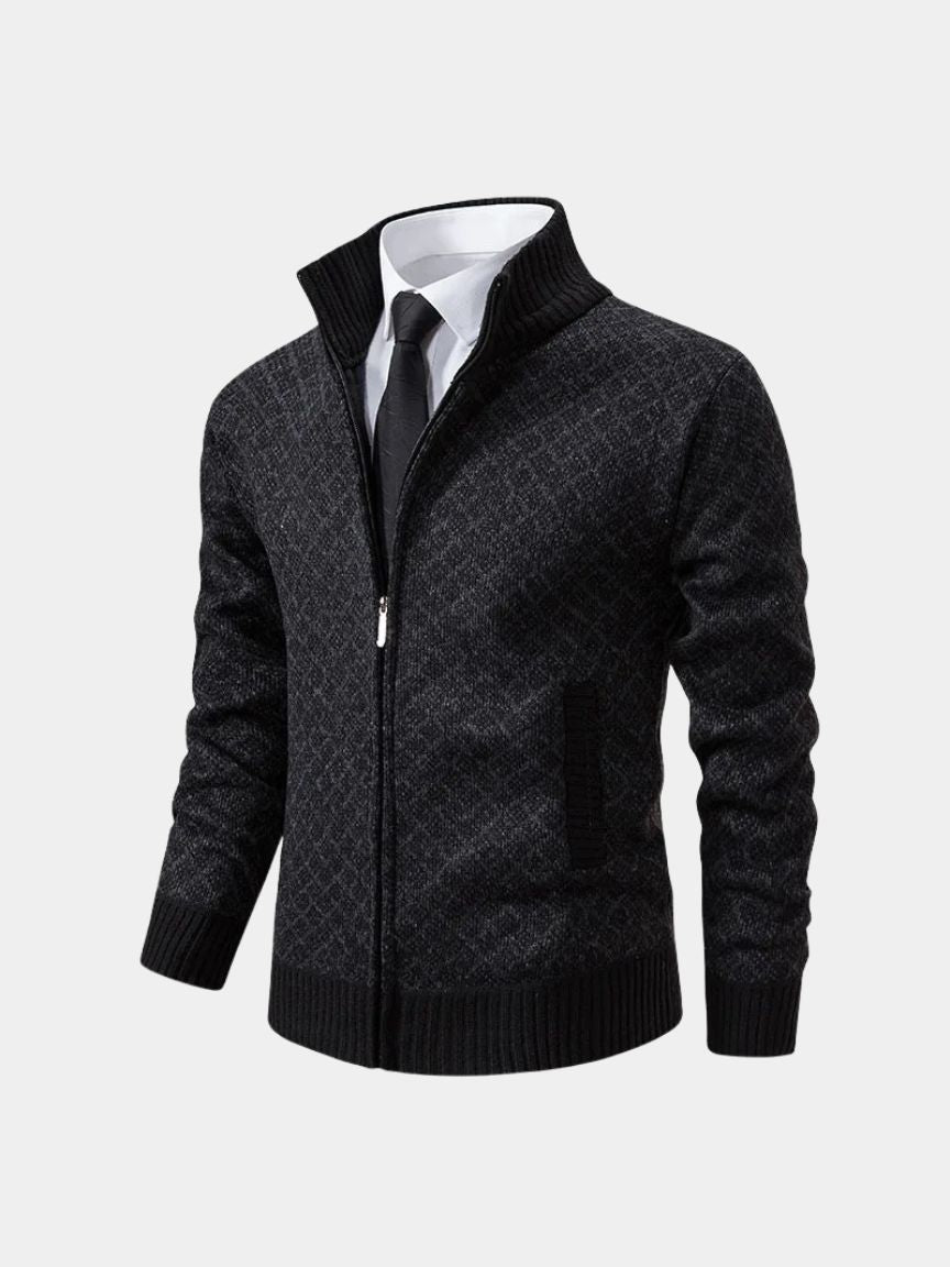 Vintage Jacquard Cardigan - Cross & Crown