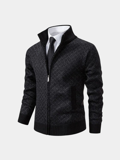 Vintage Jacquard Cardigan - Cross & Crown
