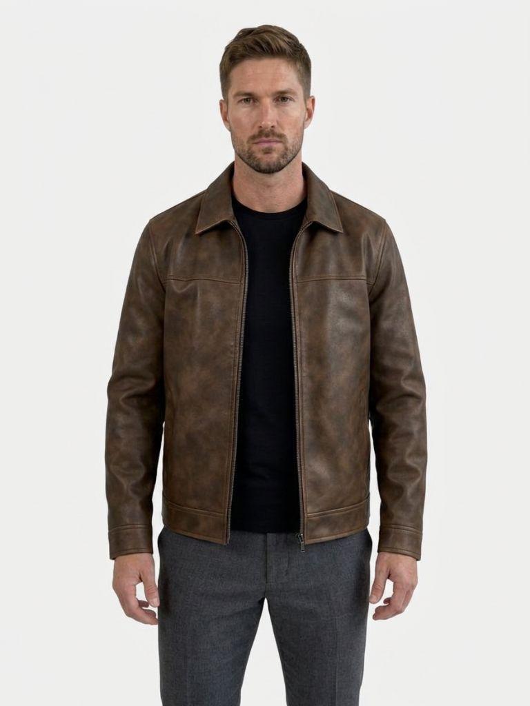 Regent Estate Leather Jacket - Cross & Crown
