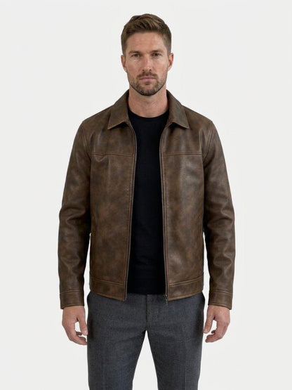 Regent Estate Leather Jacket - Cross & Crown