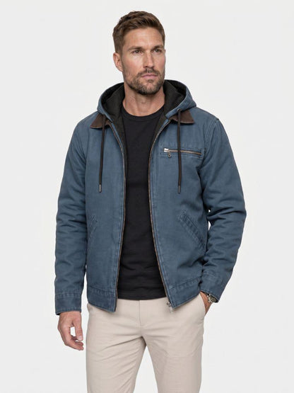 Essential Hooded Work Jacket - Cross & Crown