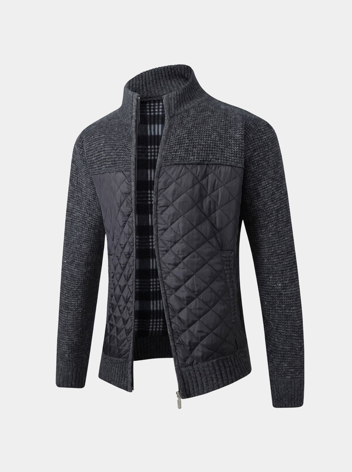 Vertex Diamond-Panel Jacket – Cross & Crown