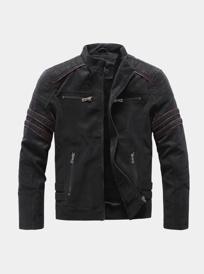 Chaqueta acolchada de moto Ignition – Cross & Crown