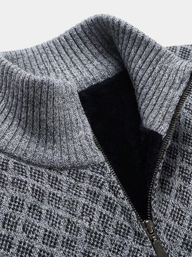 Vintage Jacquard Cardigan - Cross & Crown