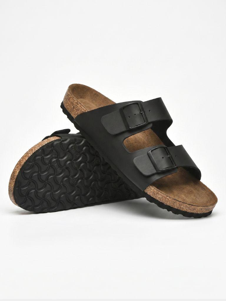 Continental Twin-Buckle Sandals - Cross & Crown