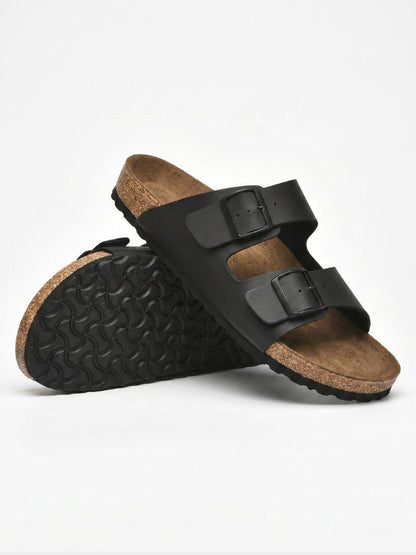 Continental Twin-Buckle Sandals - Cross & Crown