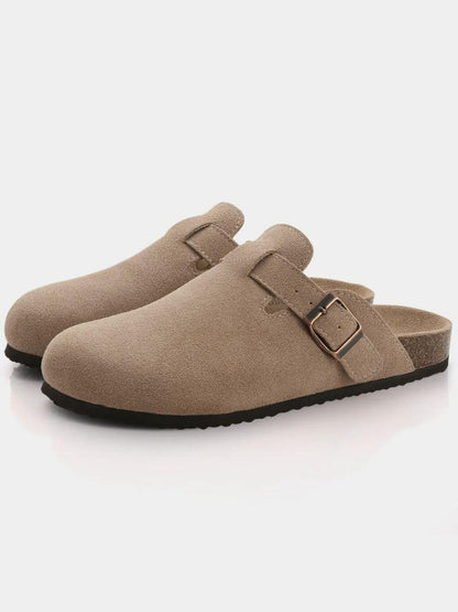 Bavarian Artisan Suede Clog - Cross & Crown
