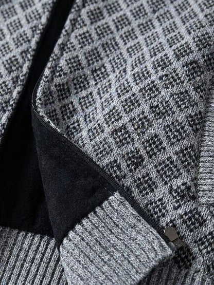 Vintage Jacquard Cardigan - Cross & Crown