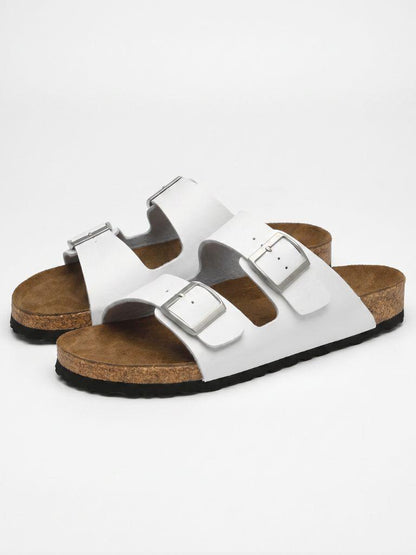 Continental Twin-Buckle Sandals - Cross & Crown