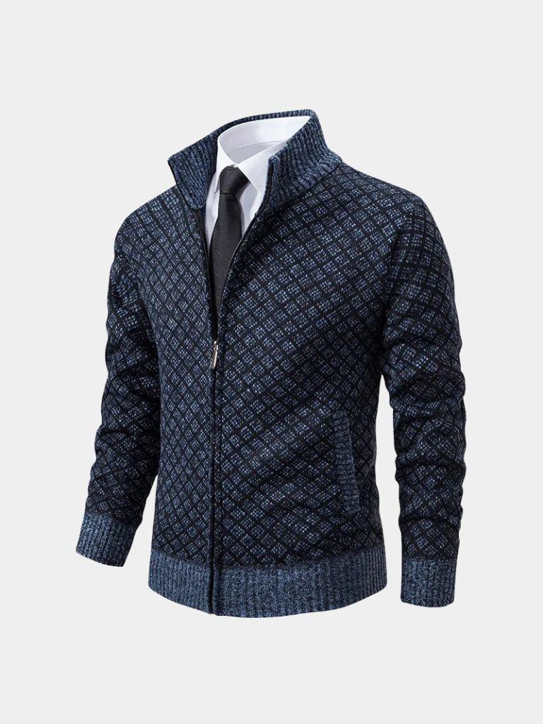 Vintage Jacquard Cardigan - Cross & Crown