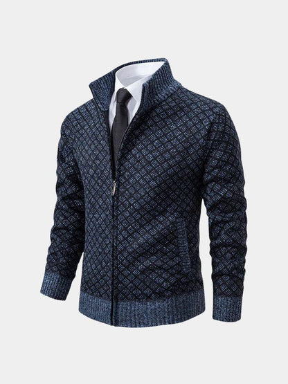 Vintage Jacquard Cardigan - Cross & Crown