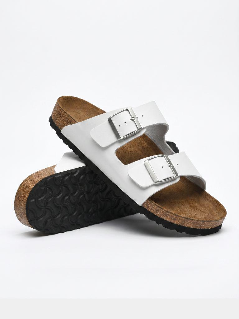 Continental Twin-Buckle Sandals - Cross & Crown