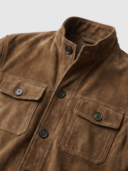 Garrison Suede Vintage Jacket - Cross & Crown